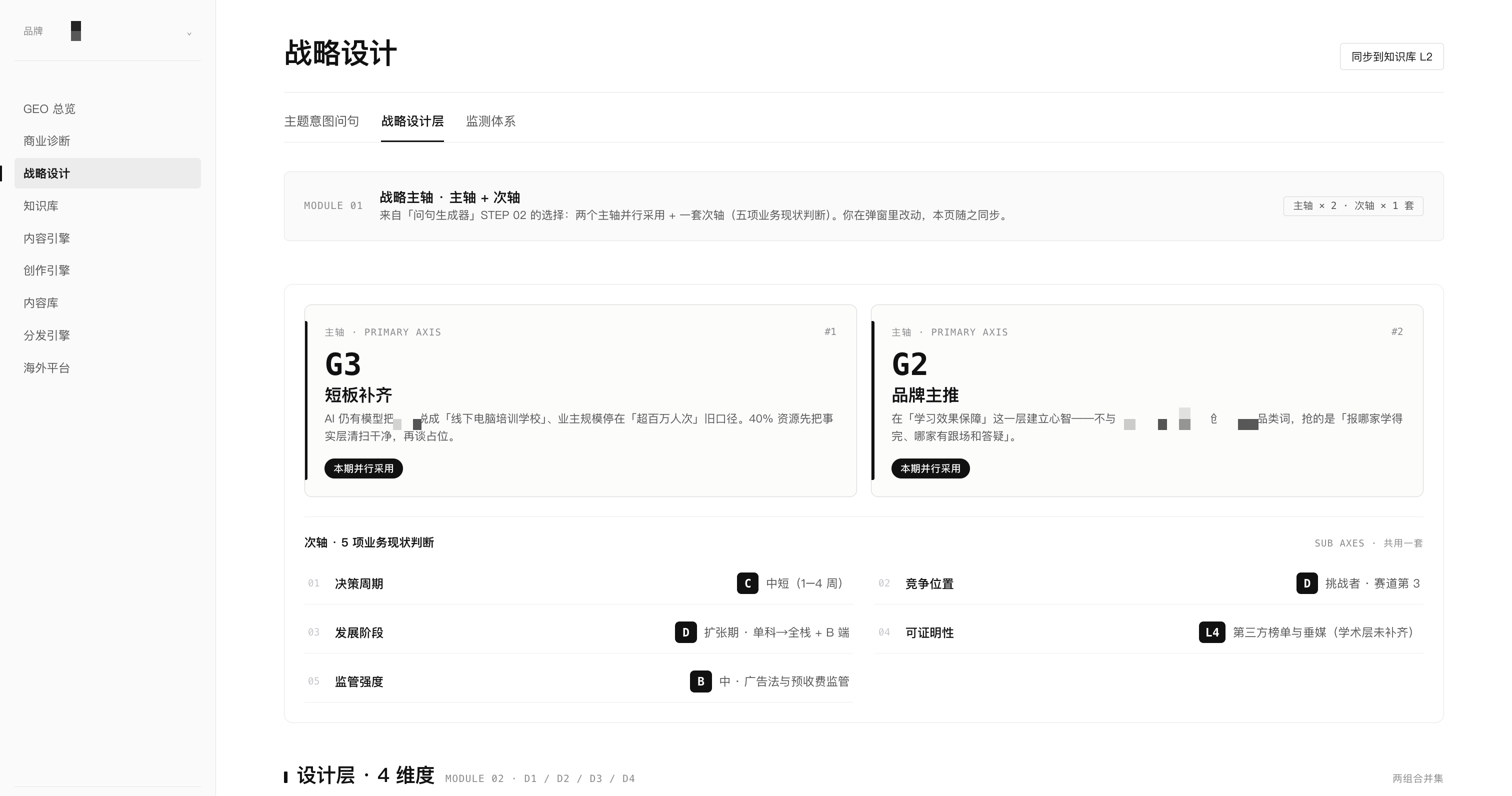 家装设计品牌战略设计层脱敏案例
